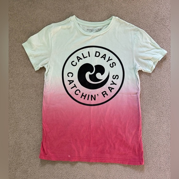 Aeropostale Ombre T-Shirt, Size XS - Picture 2 of 5